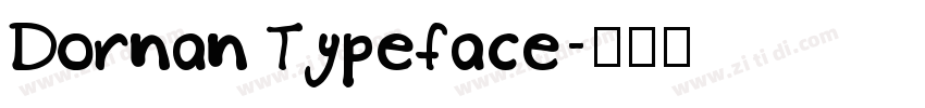 Dornan Typeface字体转换